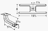 'Burner Asmby, H Twn 1.25 , Ss, 19.5 X 8; Arkla, Chg, Kenmore'
