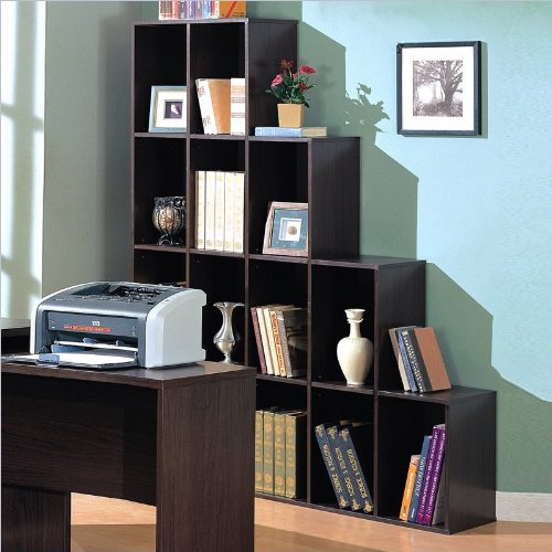 Coaster Contemporary Home Office Cube Bookcase Display Shelves