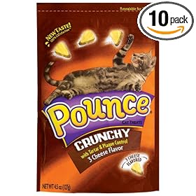 Pounce Crunchy Tartar & Plaque Control Cat Treats