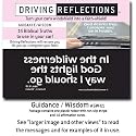 Guidance / Wisdom - Biblical affirmations with scripture reference to empower your thinking, relieve stress, and deepen your spiritual life while you drive! Give a unique gift, under $10, that uplifts with positive, faith-filled affirmations!