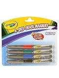 Dry-Erase Bullet Tip Marker 4-Pack: Assorted Colors
