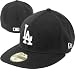 Los Angeles Dodgers 59FIFTY Fashion Black Fitted Hat - 7 1/4