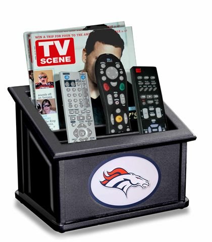 Denver Broncos Remote Caddy and Magazine Holder