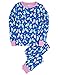 Hatley Little Girls' Pajama Set Overall Butterflies