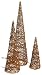 Kitchen & Housewares : GKI Bethlehem Lighting 3-Piece Twig Rattan Cones: 18-Inch 20-Light; 27-Inch 35-Light and 36-Inch 50-Light Cones