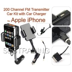 IPHONE 3G IPOD MP3 Ladegerät FM Transmitter Auto - Halterung Handsfree Car Kit 10271