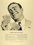 1943 Ad United States Playing Card Co Cincinnati Ohio Game Home Front Wartime - Original Print Ad