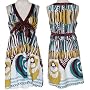 ROMEO & JULIET COUTURE Seashell Print Empire Dress