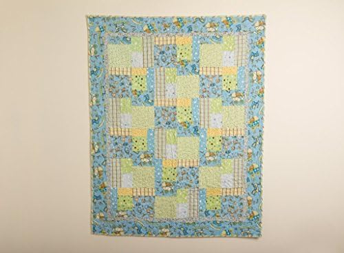 Blue Teddy Bear Baby Boy Handmade Quilt