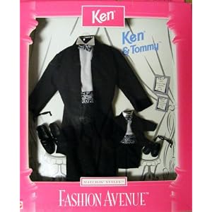 Barbie-Ken and Tommy Fashion Avenue Formal Wear 1998 by 