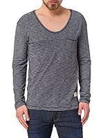 Cross Camiseta Manga Larga (Gris Oscuro)