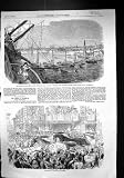 1857 大西洋の電信ケーブルの船の Agamemnon ...