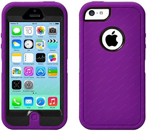 STUFF4 Protective Defender Cover Case for iPhone 5C - Purple