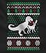 TeeStars - Ugly Christmas Sweater T-Rex VS Reindeer Funny Xmas Sweatshirt
