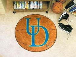 Delaware Fightin' Blue Hens 29" Round Basketball Floor Mat (Rug)