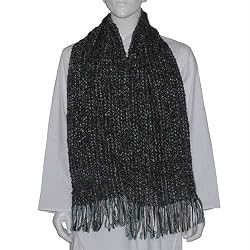 Mens Scarf Pure Rayon Handmade In India 9.5 x 66 inches (wsmf040)