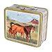 Horse Ranch Tin Lunch Box