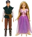 Disney Tangled Exclusive Set of Both 12 Inch Poseable Dolls Flynn Rider Rapunzel