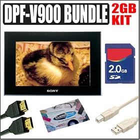Click here to buy Sony DPF-V900 9-inch Digital Photo Frame w  Accessory Bundle by Sony.