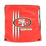 San Francisco 49ers Equipment / Shoe Cinch Bag (Measures 14" x 14")