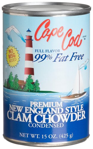 Chincoteague Seafood 99% Fat Free New England Clam Chowder, 15-Ounce Cans (Pack of 12) by Chincoteague Seafood