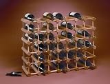 : J.K. Adams MWR-40 Hardwood 40-Bottle Wine Rack, Natural