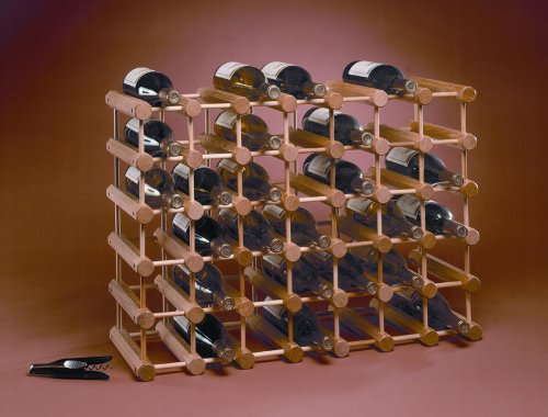 J.K. Adams MWR-40 Hardwood 40-Bottle Wine Rack, Natural