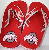 Ohio State Buckeyes NCAA Contoured Flip Flop Sandals - L