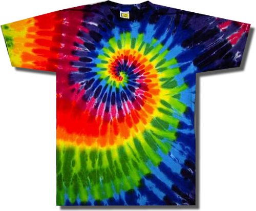 Tie Dye Mania Rainbow Swirl Tie-Dye Short Sleeve T-Shirt