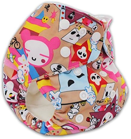 New Design Baby Pocket Cloth Diaper Covers with Adjustable Snaps For Fitted Nappy Prefolds