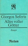 Alles voller G&ouml;tter - Essays (RUB, 1319) - Giorgios Seferis