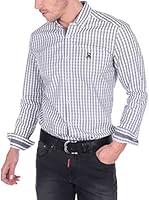 Giorgio Di Mare Camisa Hombre (Gris / Blanco)