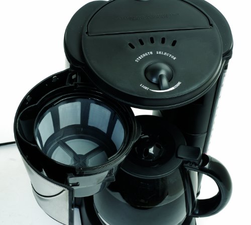 MaxiMatic EHC-646T Elite Platinum 12-Cup Programmable Coffee Maker, Black/Stainless