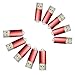 VICFUN 10pcs 8GB USB Flash Drive 8G USB 2.0 USB Drive Thumb Stick, Red