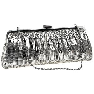 Whiting & Davis Contemporary Shirring Clutch