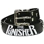 Punisher - Logo Studded Leather Belt