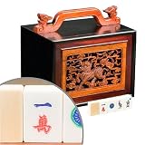 Chinese Bone Bamboo Vintage Qilin Mahjong Set Chinese Bone Bamboo Vintage Qilin Mahjong Set