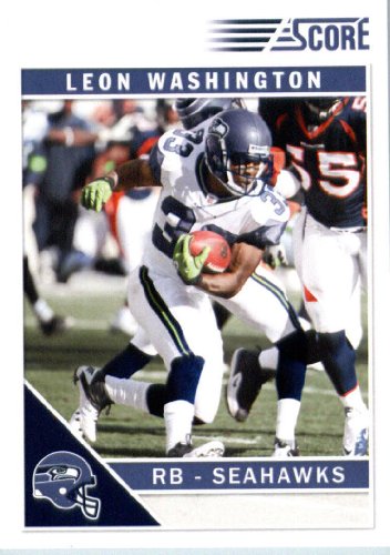 2011 Score Glossy #260 Leon Washington - Seattle Seahawks (Football Cards)