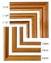 1'' Width Traditional Oak Picture Frame Molding - #11127