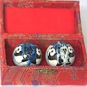Marbled Double Panda Therapeutic Hand Balls - Chinese Exercise Balls
