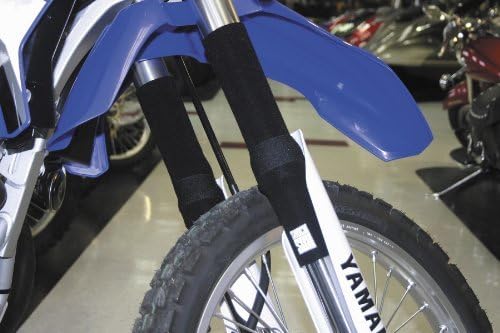 13in. Regular Up and Down Fork Seal Protector - Blue, Manufacturer: Shock Sox, SHOCK SOX 13'' UP/DWN FORK BLU