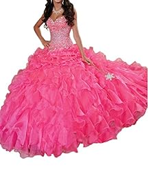  Organza/Satin 2015 Quinceanera Dress  With Rhinestones