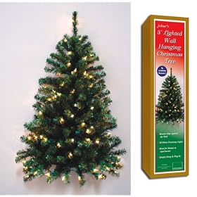 3' HANGING WALL CHRISTMAS TREE