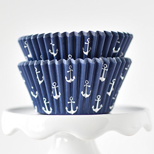 Anchor Navy BakeBright Greaseproof Cupcake Liners