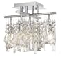 Luminous 14" Wide Semi-Flushmount Crystal Light