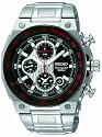 Seiko SNAD55P1 Gents Alarm Chronograph Stainless Steel Bracelet Watch