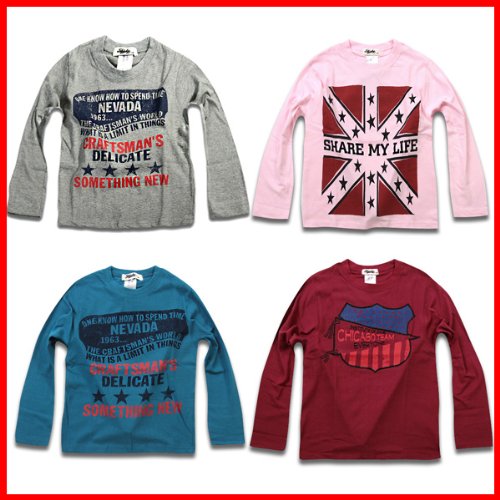 【SHISKY SHARE MY LIFEベビー・キッズ・ジュニア長袖Ｔシャツ】130cm/140cm/150cm/160cm【ブランド子供服 SHISKY】【2012 春】【ダンス】
