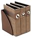 Kitchen & Housewares : Umbra Peekaboo Set of Three Albums with Faux Suede Covers, Each Holds 52, 4"x6" Photos- Tan & Bronze