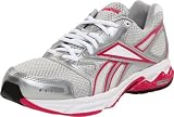 Reebok Women's Instant-W Running Shoe,Leather/Silver/Flat Grey/Overtly Pink,8 M US