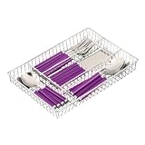 Zeller 24944 Besteck-Set 17-teilig 30.5 x 21 x 3.5 cm, lila